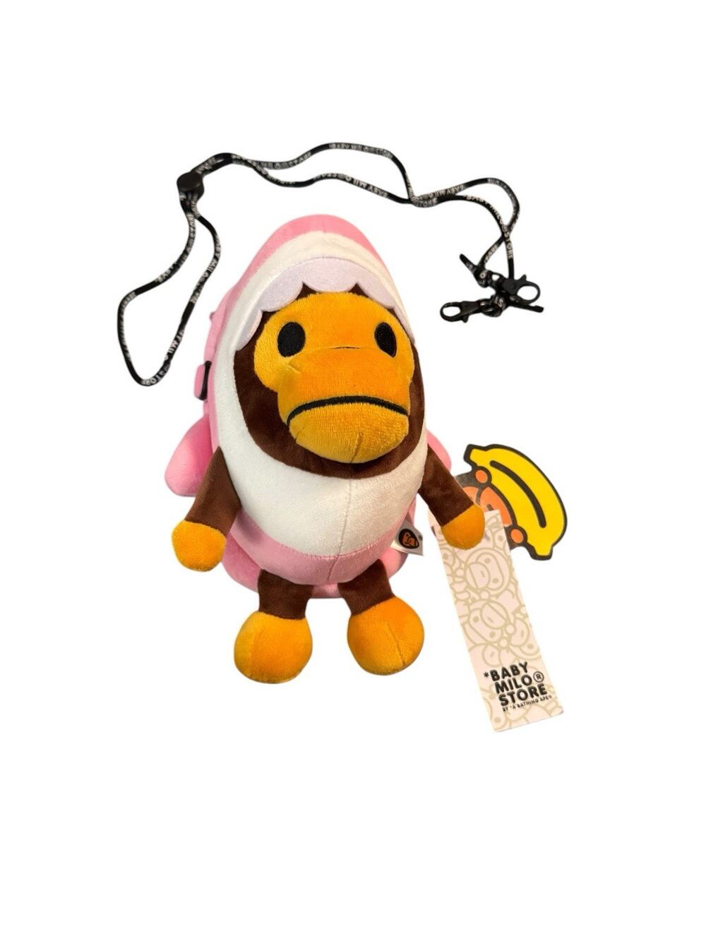 BAPE Baby Milo Plush Doll Backpack Pink NWT Baby Milo Store AL70-189-304